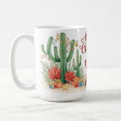 Arizona Christmas In desert  コーヒーマグカップ (左)