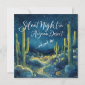 Arizona Christmas in Desert Greeting card (正面)