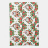 Arizona Christmas themed with Santa Pool party  キッチンタオル (縦)