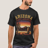Arizona Desert Adventure  | Vintage Travel tee Tシャツ (正面)
