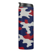 Arizona Desert Camo red blue red タンブラー (回転右)