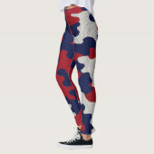 Arizona Desert Camo red blue red レギンス (左)