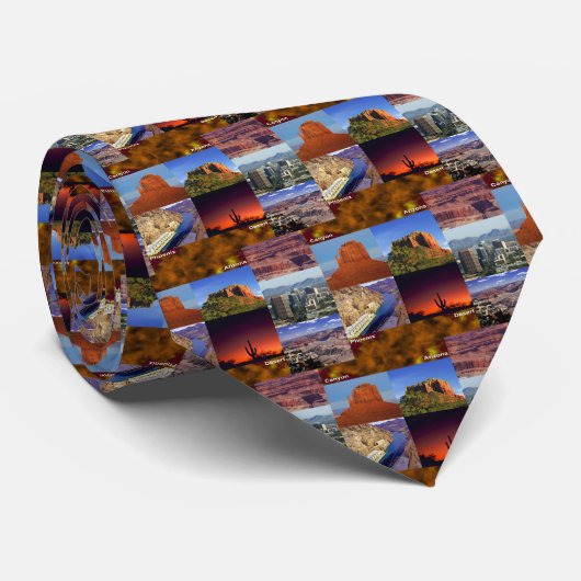 Arizona Desert Collage ネクタイ (ロール)