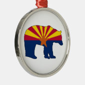 Arizona Flag Bear メタルオーナメント (右)