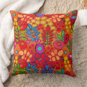 Arizona Flower Garden - Throw Pillow クッション (ブランケット)