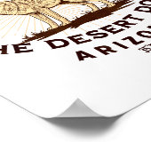 Arizona Funny Do Not Pet The Desert Dogs Coyote So ポスター (角)