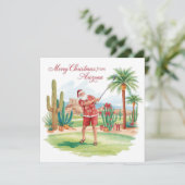 Arizona Golf Christmas in Arizona   Santa Claus シーズンカード (スタンド正面)