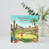 Arizona Golf Christmas in Arizona   Santa Claus シーズンカード (スタンド正面)