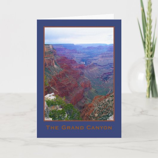 Arizona Grand Canyon South Rim Greeting Card カード (正面)
