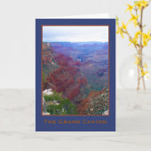 Arizona Grand Canyon South Rim Greeting Card カード (黄色い花)