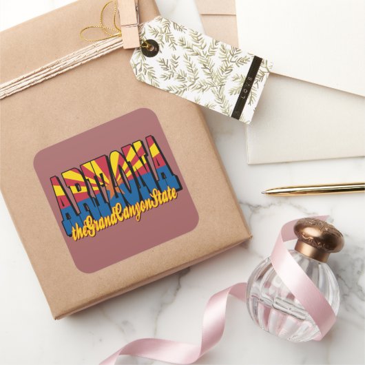 Arizona Grand Canyon State スクエアシール (ギフト)