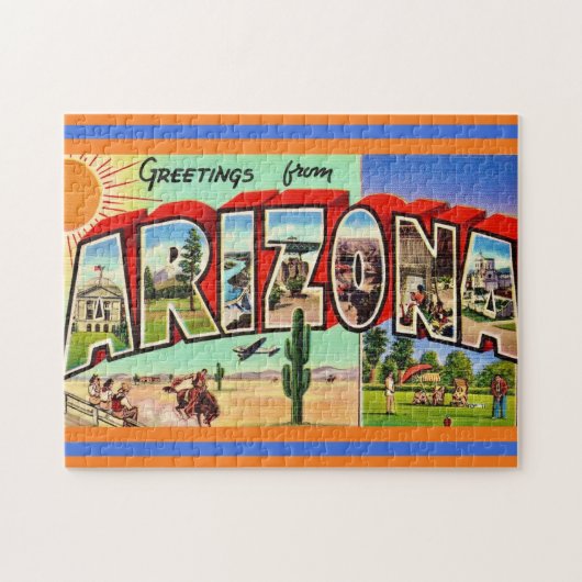 Arizona Greeting Postcard ジグソーパズル (横)