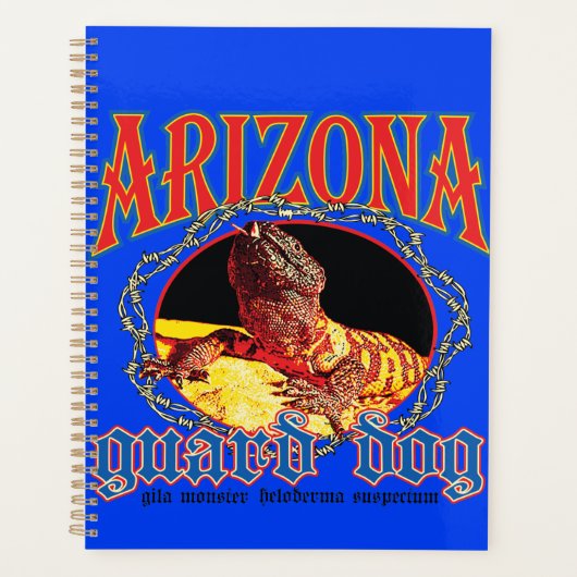 Arizona Guard Dog Lizard プランナー手帳 (正面)