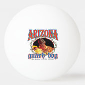 Arizona Guard Dog Lizard 卓球ボール (正面)