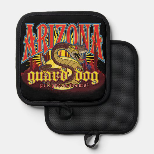 Arizona Guard Dog Snake  鍋敷き (正面/裏面)