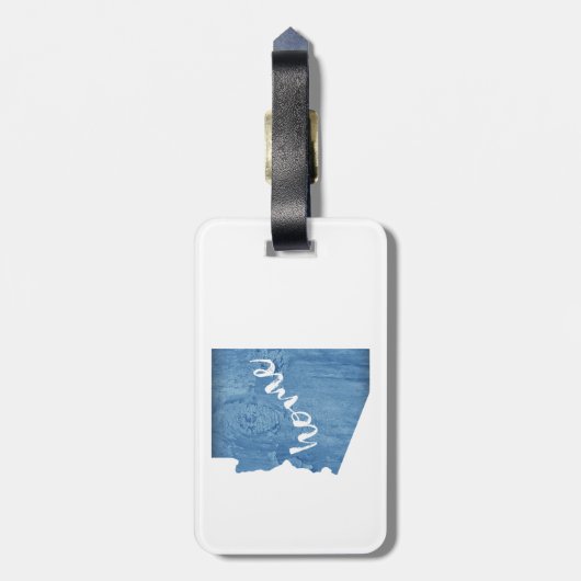 Arizona Home Wood Grain ラゲッジタグ (裏面縦)