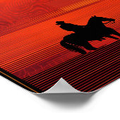 Arizona, Monument Valley, Minimalist Style ポスター (角)