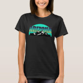 Arizona Mountains Sunset Moonrise Nature Hiking Tシャツ (正面)