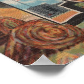 Arizona - Petrified Forest - Large Letter ポスター (角)