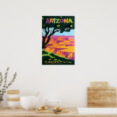 Arizona Print Grand Canyon Art Travel Poster ポスター (キッチン)