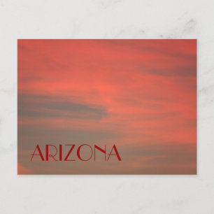 ARIZONA Red Skyはがき ポストカード