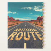 Arizona Route Desert Road Graphic Art プランナー手帳 (裏面)