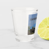 Arizona Saguaro Cactus Landscape Photo Keepsake ショットグラス (左)