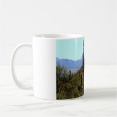 Arizona saguaro mountain landscape  コーヒーマグカップ (左)