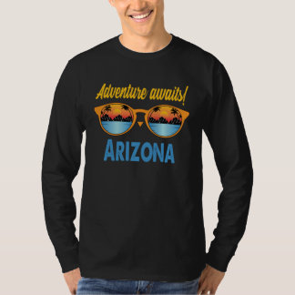 Arizona Souvenir Love Travel Trip Usa States Arizo Tシャツ