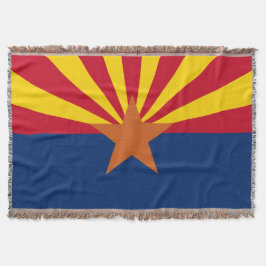 Arizona State Flag Image  スローブランケット