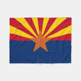 Arizona State  Flag Image フリースブランケット