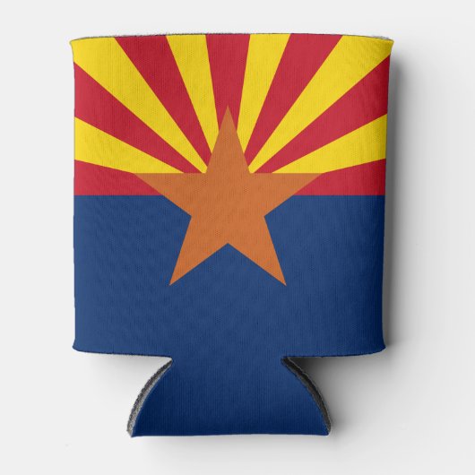 Arizona State Flag Image 缶クーラー (正面)