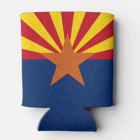 Arizona State Flag Image 缶クーラー (裏面)