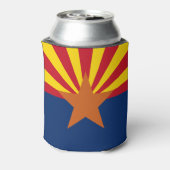 Arizona State Flag Image 缶クーラー (缶裏面)
