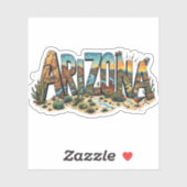 Arizona Sunset Desert Sticker | Arizona Sticker シール (シート)
