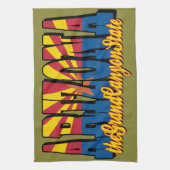 Arizona the Grand Canyon State キッチンタオル (縦)