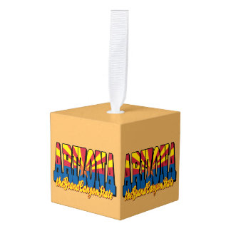 Arizona the Grand Canyon State キューブオーナメント