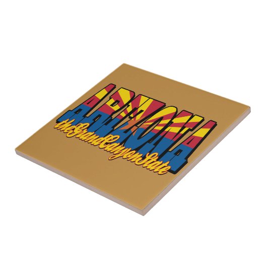 Arizona the Grand Canyon State タイル (側面)