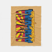 Arizona the Grand Canyon State フリースブランケット (正面)