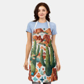 Arizona themed with Cactus エプロン (着用した状態)