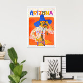 Arizona Travel Poster Retro Art Print  (ZT584)a ポスター (ホームオフィス)
