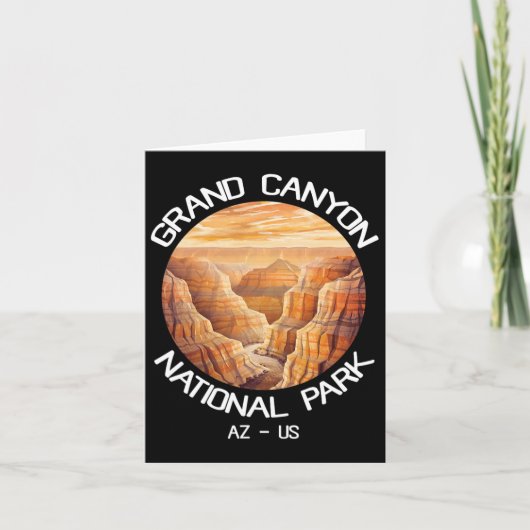 Arizona Us National Park Travel Hiking Grand Canyo カード (正面)