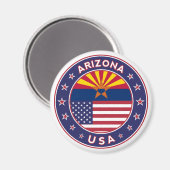 Arizona, USA states マグネット (正面/裏面)