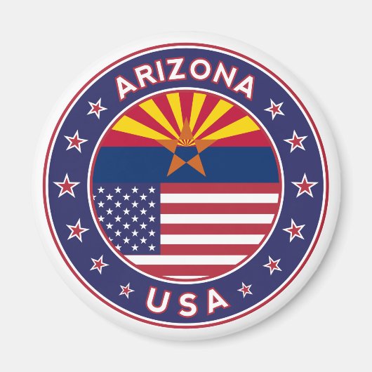 Arizona, USA states マグネット (正面)