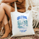 Arizona Wedding Welcome Gift Bridesmaids, Guests トートバッグ<br><div class="desc">Welcome your guests with style and a touch of Arizona pride using this beautifully designed wedding welcome bag. Featuring an elegant image of the state of Arizona, this bag is perfect for holding local snacks, itinerary cards, water bottles, or small gifts. Whether you're tying the knot in the red rocks...</div>
