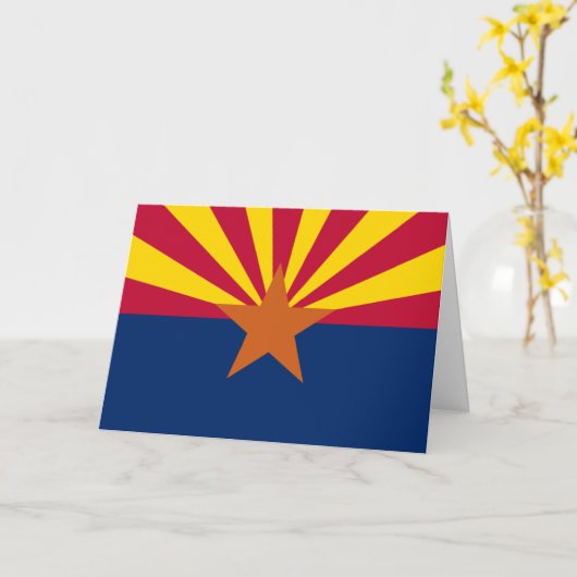 Arizonan Flag, Flag of Arizona カード (黄色い花)