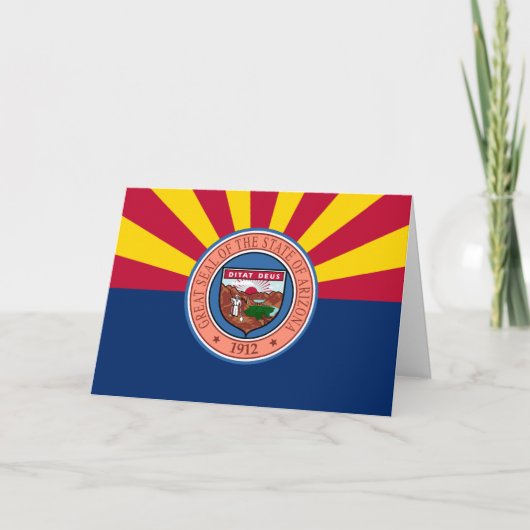 Arizonan Flag & Seal, Flag of Arizona カード (正面)