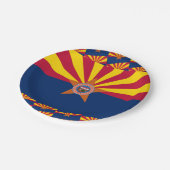 Arizonan Flag & Seal, Flag of Arizona ペーパープレート (アングル)
