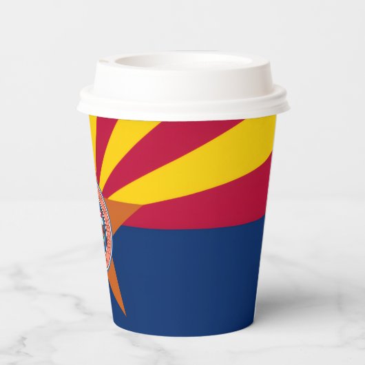 Arizonan Flag & Seal, Flag of Arizona 紙コップ (裏面)