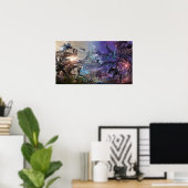 ARKサバイバルが恐竜の戦争地帯を進化 ポスター (ホームオフィス)